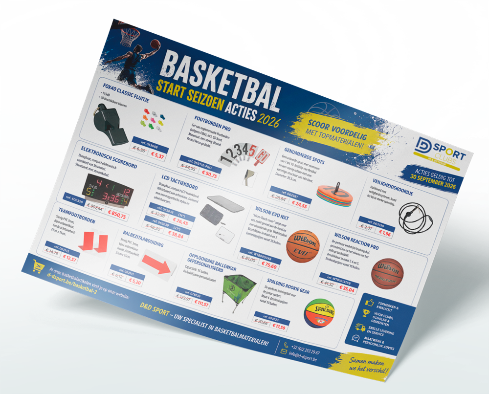 Start seizoen actie basketbal